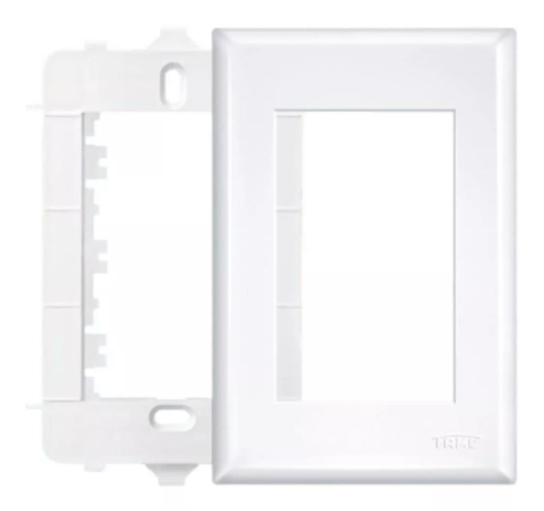 PLACA 4" X 2" COM SUPORTE - 3 MÓDULOS HORIZONTAIS - EVIDENCE