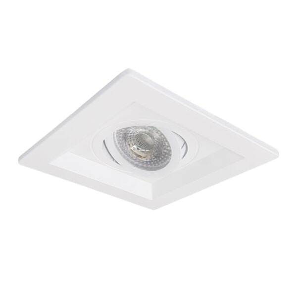 Spot Embutido Quadrado Recuado Mr16 Dicroica Gu10