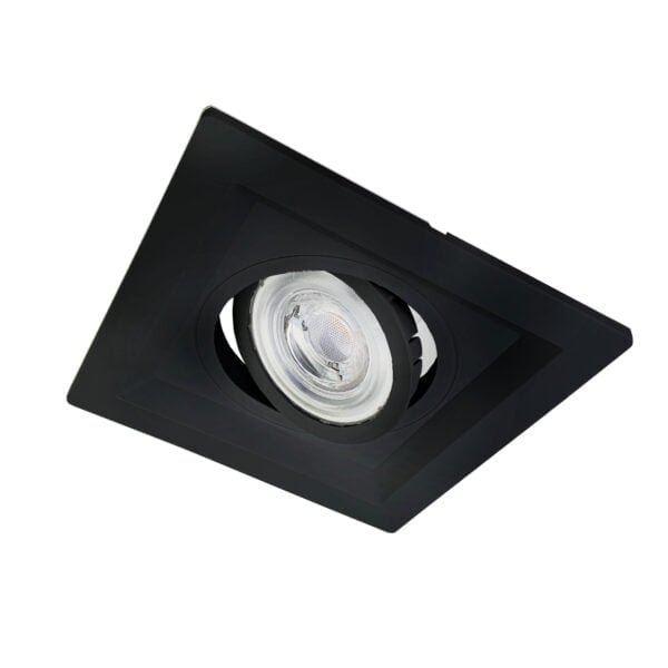 Spot Embutir Quadrado Direcionável Recuado  Led Par20