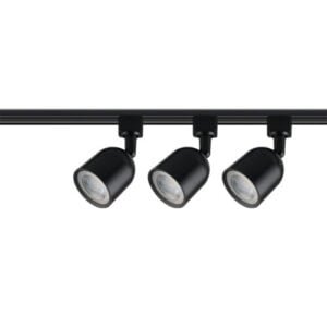 Kit Trilho LED Alumínio + 3 Spots 27W 3.000K - Preto