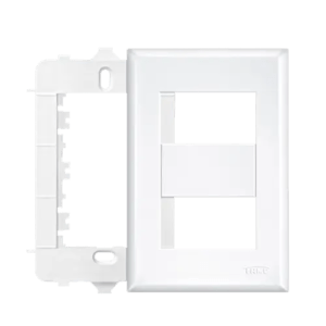 PLACA 4" X 2" - 2 MÓDULOS DISTANCIADOS COM SUPORTE - EVIDENCE